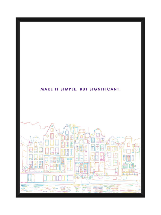 "Make It Simple, But Significant" – Elegant Line Art