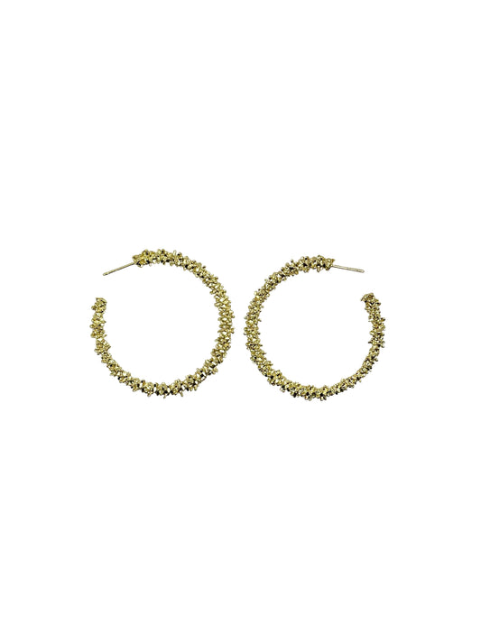 Golden Ivy Hoops