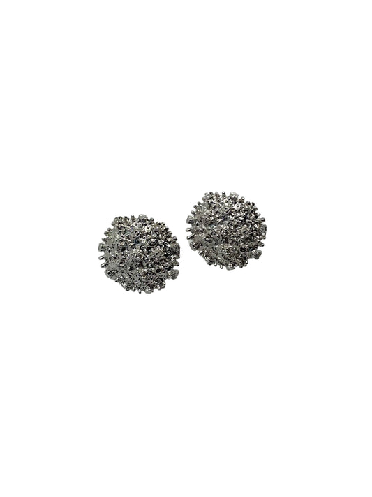 Textured Silver Studs