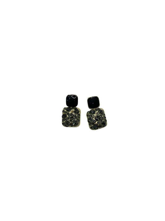 Black Drop Earrings
